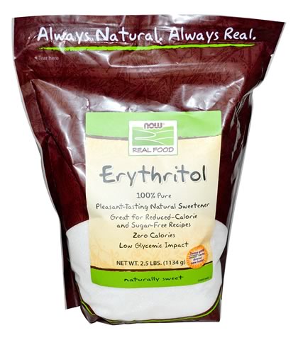 Erythritol Real Food, Now Foods (1134g) - Click Image to Close