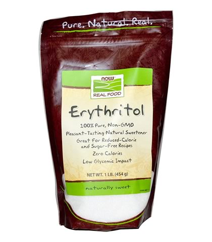 Erythritol Real Food, Now Foods (454g) - Click Image to Close