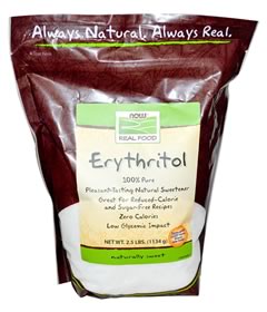 Erythritol Real Food, Now Foods (1134g)