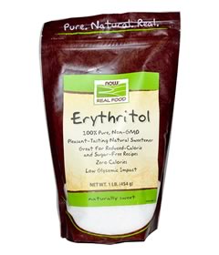 Erythritol Real Food, Now Foods (454g)